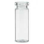 Vial Headspace con borde enrollado, ND20. Volumen (mL): 10. Dimensiones (mm): 22x54, cuello estándar, fondo plano, borde DIN