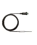 Data loggers testo 175 y 176. TESTO. Accurate immersion/penetration probe, cable: 1.5 m long, IP 67 for Testo 175T1/T2. Fixed cable 1.5 m. Measuring range: -35 to +80 °C. Accurancy: ±0.2-0.4°C. Length probe (mm): 44