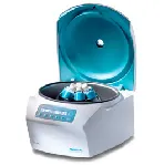 Centrifuga Tipo EBA 280. RCF massima 4146. Velocità massima RPM 6.000 min-1. Dimensioni 242x326x389 mm. Peso 11 Kg. Hettich