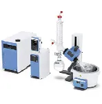 Rotary evaporator RV 3 V Starter Solution. IKA®. Speed range (rpm): 20-300. Lift: Manual. Heating temperature range (°C): room temp. to 99. Dimensions WxHxD (mm): 440x530x330. Includes: RV 3 FLEX, RV 10.1 Glassware vertical, VC 10 lite vacuum controller, VACSTAR lite vacuum pump, VC 10.600 Stand pole, RC 2 lite Compact recirculating chiller, RV 10.5005 Set of hoses, PC 1.3 Cable