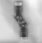 Connection between metal rods and double fibercard. Connection between metal rods and double fibercard for 6mm rod