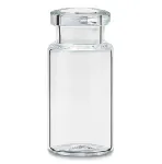 Vial Headspace con borde enrollado, ND20. Volumen (mL): 10. Dimensiones (mm): 22x46, cuello largo, fondo plano, borde DIN