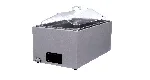 Aqua Pro OLS26 Shaking water bath. GRANT. Temp. range (ºC): Ambient +5 a 990 a 99 (with GRA-00CC26 immersion cooler). Stability at 70 ºC (ºC): ±0.1. Cap. (l): 26. Speed (rpm): 20-200. Heating power (W): 1400. Working area WxD (mm): 235x380. Dim. WxHxD (mm): 335x475x590. Weight (kg): 13.1Universal tray (GRA-00TU26) and polycarbonate lid are included.