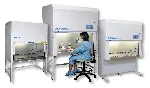 Microbiological safety cabinets BIO. CRUMA. Model: BIO-1. Dim.ext WxDxH (mm): 1075x1450 840. Dim.int WxDxH (mm): 924x700x600. Front barrier air speed (m/s): = 0.5. Noise level (dB): <49. Weight (Kg): 210