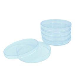 Disposable Petri Dish made of Polystyrene (PS). 3 vents. Ø: 90 mm. Height: 14,2 mm. Sterile: manufactured in ISO 6 Clean Room and sterilized by radiation. 20 pcs/bag, 24 bags/box. SCHARLAU