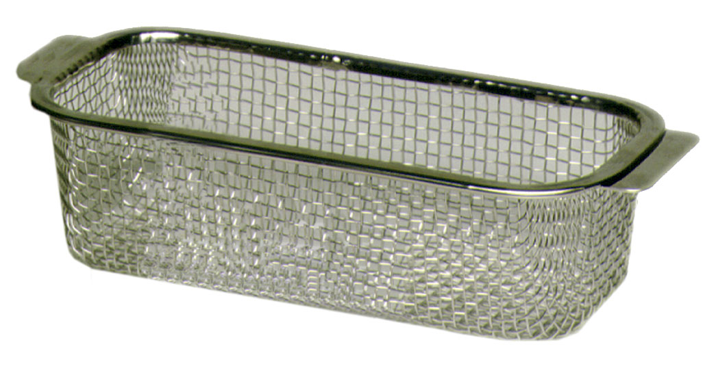Basket made from stainless steel mesh or perforated plastic. Accessory for baths Sonorex. BANDELIN. Basket with a maximum capacity of 10kg. K08, stainless steel. For models: RK 31 / H; DT 31 / H