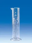 Graduated cylinder, low form, SAN. VITLAB®. Capacity (ml): 50. Subdivision (ml): 1. Tolerance (ml): 1. Ø (mm): 27. Height (mm): 142. Material: SAN