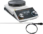 Hei-PLATE sensor basic package Core+. HEIDOLPH.. Supplied with magnetic stirrer HEI-PLATE MIX'N'HEAT CORE+ and Pt1000 temperature sensor. Speed (min-1): 100 to 1400. Stirring Vol. (l): Up to 20. Plate diameter (mm): 145. Dim. WxHxD (mm): 168x101x299. Max. T (ºC): 300. Power (W): 800
