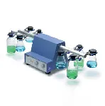 Flasks Shaker WA-200. COLE-PARMER STUART®. Speed range: 80-800 oscillations/min. Amplitude (mm): 1.5. Dim. WxHxD (mm): 780x240x270. Max. load (kg): 3. Weight (Kg): 8.3. Electrical supply: 230V, 50Hz, 50W