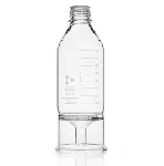Frasco de depósito HPLC de fondo cónico. DURAN®. Capacidad (mL): 1.000. Rosca (GL): 45. Diámetro (mm): 110. Altura (mm): 295