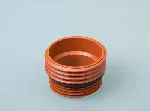 Pump-it® pump. BÜRKLE. Adapter for outer thread of container. 2' thread, Van Leer Trisure type (brown)