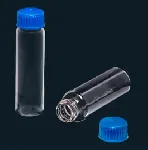 Vial 12 ml. GL18 thread, 23ø x 48h mm, with screw cap, borosilicate 5.1 clear glass