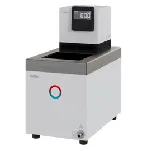 Baño termostático calefacción Universa ECO U 8 E. LAUDA. Rango tª (ºC): 35 a 100. Estabilidad tª (K): ±0,05. Potencia calorífica máx. (kW): 2. Caudal (L/min) - Presión (bar): 15-0,2. Volumen máx. (L): 8,8. Apertura AnxPr (mm): 150x150. Profundidad baño útil (mm): 160.