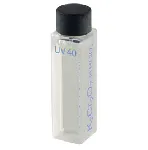 Filtro líquido 667-UV40: dicromato de potasio 40 mg/L en HClO4 (0,2-0,6 Abs). HELLMA®. Longitud de onda (nm): 235, 257, 313, 350. Con certificado de calibración. Para calibración de la precisión fotométrica