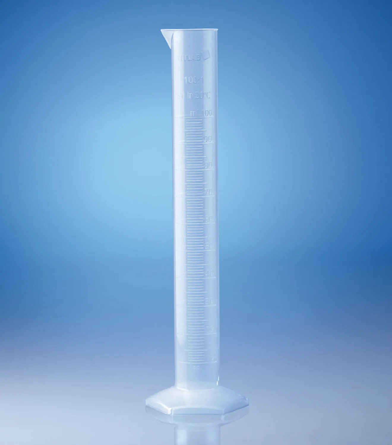 Neolab 4038 Measuring Cylinder, Low Form, 500 Ml – 10 Ml Polypropylene Round Base - View #10