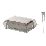 Puntas PIPETMAN® DIAMOND D10ST TIPACK. GILSON. Estéril: Sí. Volumen: 0,1-10 µL. Longitud (mm): 30. Material: PP. Filtro: no. Autoclavable: Sí. Graduaciones: 2 µL y 10 µL. Código Color: Rojo. Certificadas como libres de ADN, ARN, DNasa, RNasa, ATP, libres de endotoxinas. Formato: 10 cajas de 96 puntas