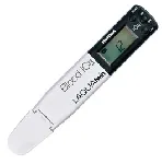 Ca-11C LAQUAtwin pocket ionised calcium ion meter. HORIBA. Minimum volume: 0.3 mL. Measurement range: 0.1 - 5.0 mmol/L. Resolution: 0.1 o 0.01 mmol/L.  Includes 1.25mmol/L Standard solution (2x25 mL), 2.50mmol/L Standard solution (2x25 mL), 251 Cleaning solution (3x250 mL) , 2 CR2032 batteries, instruction and quick-start manuals, and storage case.