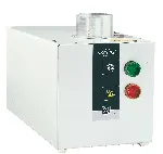 Extractor con control de flujo, incl. contacto de alarma libre de potencial. ASECOS. Ventilación/extracción de armarios para productos químicos. Velocidad (rpm): 2400. Nivel sonoro (dB): 35. Dim. AnxAlxPr (mm): 200x200x400. Peso (Kg): 11