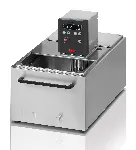 Cooling bath thermostats KISS. HUBER. Type: KISS K15. Temp. range (ºC): -20 to 200. Heating power (kW): 2. Cooling power (kW): 0,2 (0ºC), 0,12 (-10ºC), 0,05 (-20ºC). Volume (l): 15. Opening (mm): 290x152. Depth (mm): 200