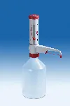 Simplex2 Dispenser. DE-M marked. VITLAB®. Range (ml): 0,5-5,0. Inaccuracy (%): 0,5. CV (%): 0,1. Division (ml): 0,10. Thread GL: 45. Adapter: 25, 28, 32, 38, S40