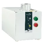 Extractor con control de flujo. ASECOS. Ventilación/extracción de armarios para productos químicos. Velocidad (rpm): 2400. Nivel sonoro (dB): 35. Dim. AnxAlxPr (mm): 200x200x400. Peso (Kg): 11