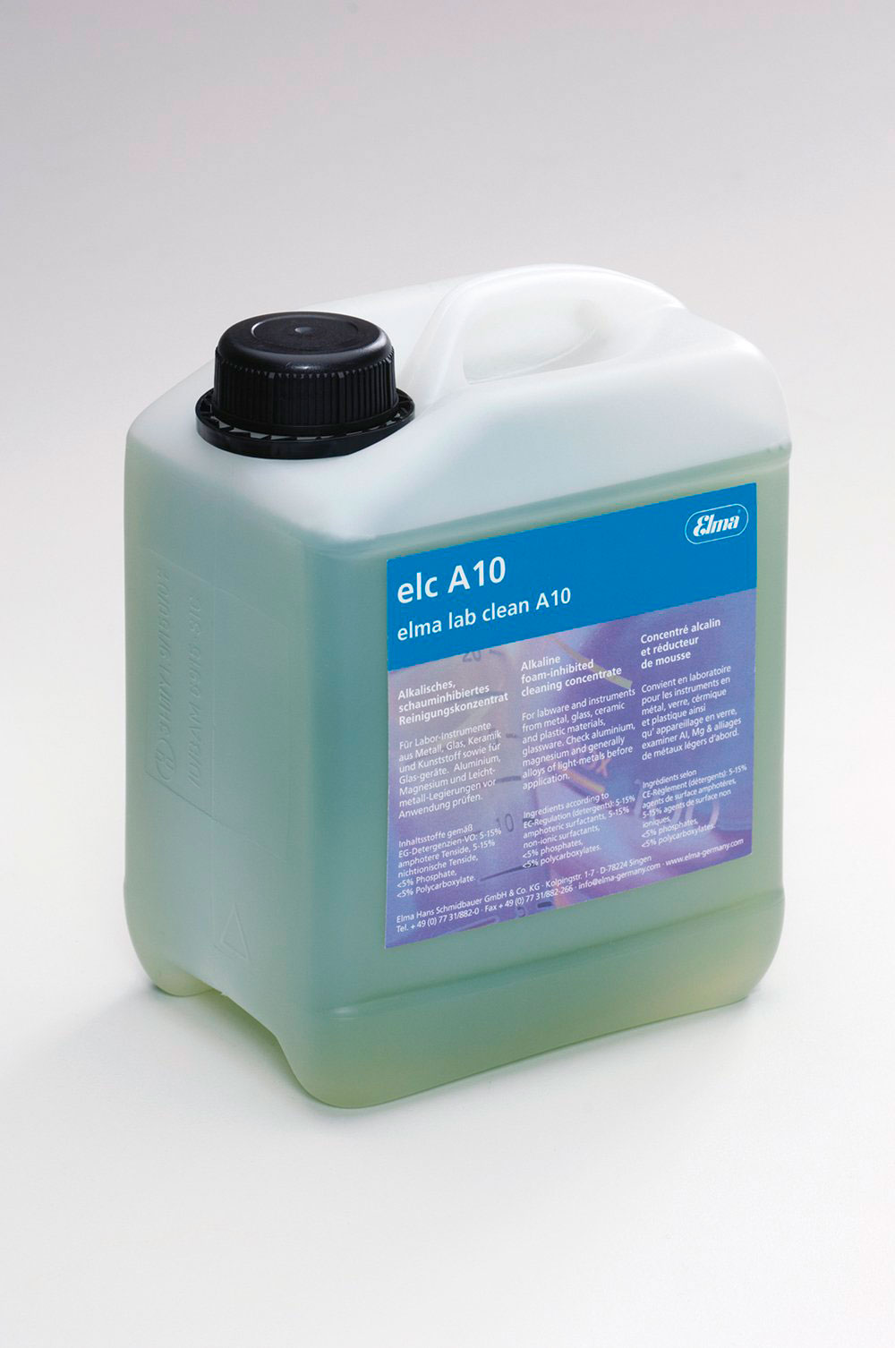 Solución limpiadora. ELMA. Elma Lab Clean A10. Volumen (l) 1 Scharlab