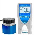 RH2 water activity meter AW, with aluminum measurement chamber with 2 m cable, 1 chamber with 25 ml lid, calibration standards (5 ampoules + textile pads), and factory certificate.