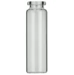 Vial Headspace para encapsular de 20 mL N 20 transparente, fondo plano, cuello para encapsular DIN plano. MACHEREY NAGEL. Diámetro exterior (mm): 23,25. Altura exterior (mm): 75,5