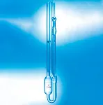 Ubbelohde viscometer. ASTM D445. With constants included. Serial num.: III. Approx. constant (mm²/s): 1. Interval in Centistokes (mm²/s): 200 to 1.000