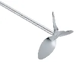 Stirring shaft. IKA®. R 1388 Propeller stirrer, 3-bladed. Ø stirrer (mm): 140. Ø axis (mm): 10. Axis length (mm): 800. Speed (rpm): 400