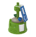 Safety Cap II, GL45, GreenLine, PEEK. SCAT®. GL45 thread and air valve (HPLC). Supplied with 1 change indicator, 2 x 1.6 mm PE connector, 2 x 2.3 mm PE connector, 2 x 3.2 mm PE connector, 1 air valve, 1 PE blind plug and 1 labelling field. Suitable for PFAS analysis of polyfluorinated chemicals (formerly PFCs) according to DIN 38407-42 or 38414-14.