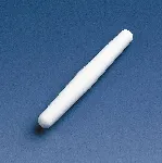 Magnetic stirring bar PTFE. PTFE coated cylindrical conical stir bars. Round and smooth surface. Lower surface contact due to the increase in diameter in the centre. BRAND. Length (mm): 60. Ø (mm): 8