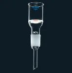 Embudo cilindrico 90mm ø placa con placa porosa nº 0 macho 29/32 de 450 ml. Scharlau