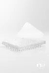 Adhesive sealing films. NERBE-PLUS. Description: Adhesive sealing film for plates with raised rim and for Real Time-PCR. Material: Polyethylene. Measurement (µm): 50. Temp. range (ºC): -40 to 120. Sterility: PCR Ready. qPCR: Yes