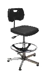 Chair polyurethane, steel foot, 5 feet.