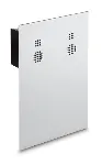 Draft shield rear panel with integrated ioniser to neutralise electrostatic charge. Supplied with rear panel, ioniser, power supply. Please order at the time you order your balance (except model ALJ 210-5A that already includes it). Accessory for KERN balances. For models: ALS-A/ALJ-A