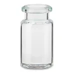 Vial Headspace con borde enrollado, ND20. Volumen (mL): 5. Dimensiones (mm): 22x38, cuello estándar, fondo redondeado, borde HS