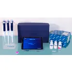 TRACKMAN® Connected Starter Kit monocanal. GILSON. Incluye: Tablet TRACKMAN Connected y accesorios, PIPETMAN M Connected P200M, PIPETMAN® M Connected P1200M, PIPETMAN M Connected P5000M, 1 rack de puntas con filtro de 5 mL, 5 racks de puntas con filtro de 200 µL, 5 racks de puntas con filtro de 1200 µL. Compatible con QIAGEN Kits.