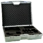 Transport case for URYXXON Relax or QUANTOFIX Relax. MACHEREY-NAGEL.  With space for  device, 3 rolls of printer paper, 6 QUANTOFIX tubes, 6 batteries, power supply, manual and accessories. Device and accessories not included