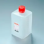 Botella estéril con tiosulfato para el muestreo de aguas. Capacidad (mL): 1000. Material: HDPE. Diámetro tapón (mm): 35. Diámetro boca (mm): 31. Color: cuerpo translúcido, tapón rojo. Concentración thiosulfato sódico (mg/L): 120.