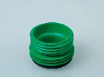 Pump-it® pump. BÜRKLE. Adapter for outer thread of container. 2' thread, thick Mauser L-ring type (green)