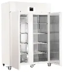 Congelador ventilado de laboratorio de uso universal. LIEBHERR. Modelo: LGPv 1420. Rango T (ºC): -10°C hasta -26°C. Dim. ext. AnxPrxAl (mm): 1.430x830x2.150. Color carrocería/tapa: Blanco. Potencia (W): 700