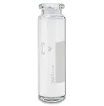 Vial Headspace con borde enrollado, ND20. Volumen (mL): 20. Dimensiones (mm): 23x75, cuello estándar, fondo redondeado, borde HS, con parche