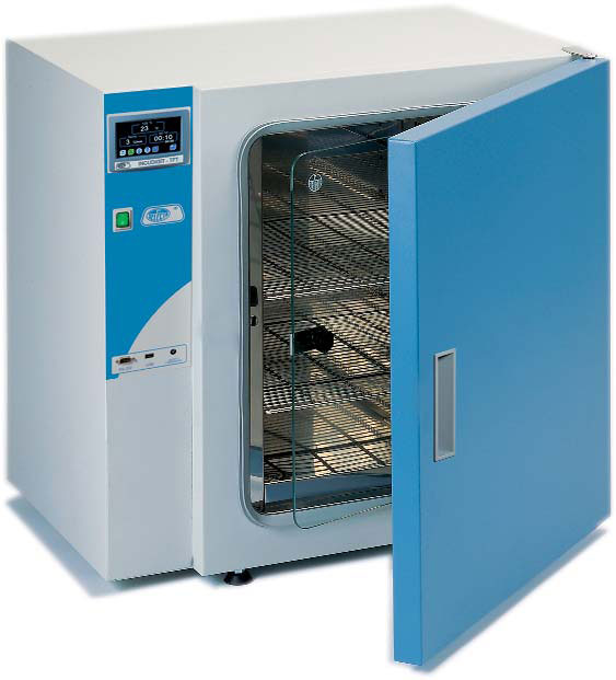 Bacteriological incubator INCUDIGIT-TFT. J.P. SELECTA. T range (ºC): 5 above ambient to 80. Volume (l): 19. Weight (Kg): 26. Doors: 1. Consumption at 37º (W): 170