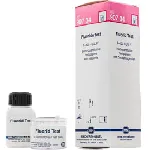 Fluorid tests, box of 30 test discs with reagent. M&N