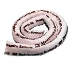 Absorbente para aceites, lubricantes, líquidos hidráulicos y fluidos industriales. Serie mantenimiento. Modelo: Cordones Absorbente MM1002. Dim. An.xLong.: 7,5cmx2,4 m. Peso embalado: 5,5Kg. Absorción pack: 45L