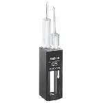 Cubetas compacta para medidas de flujo continuo, con 2 conectores de tornillo M 6 x 1 y tubos de FEP. HELLMA®. Tipo:170.700-QS. Paso luz (mm): 0,2. Dim. AnxAlxPr (mm): 12,5x35x12,5. Volumen (µL): 12,4. Dim. Apertura AnxAl (mm): 3,5x17,5. Altura centro (mm): 8,5-16. Rango de longitud de onda (nm): 200-2.500