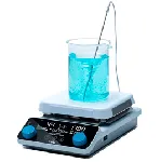 Agitador magnético con calefacción  AREC 7 Advance con sonda Pt100. VELP®. Velocidad (rpm): 30-1700. Volumen de agitación (L): 20. Rango de temperatura (ºC): Ambiente - 550. Dimensiones de la placa (mm): 180x180. Dimensiones An x Al x Pr (mm): 200x100x340