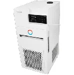 Termostato de circulación de refrigeración de proceso RP 250 E*. LAUDA. Rango temperatura (ºC): -50 a 200. Estabilidad temperatura (K): ±0,05. Refrigeración: Híbrida. Potencia calorífica máx. (kW): 2,5. Potencia frigorífica (kW): 1,50 (20 ºC), 1,44 (10 ºC), 1,2 (0 ºC), 0,84 (-10 ºC), 0,54 (-20 ºC), 0,29 (-30 ºC), 0,11 (-40 ºC), 0,02 (-50 ºC). Caudal (l/min) - Presión (bar): 22-0,68. Rosca conexión de bomba: M16x1. Volumen llenado mín/máx. (L): 2,4/4,4. Dimensiones An x Al x Pr (mm): 300x675x430