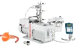 CRVpro 4 measurement package oil pump. WELCH-ILMVAC. Application: Schlenk line, freeze dryer. Flow rate (l/min)/(m3/h): 63/3,8. Final vacuum (mbar): 2x10-3. DN connexion: 16KF. Oil cap. (ml): 1150. Noise level (dB): 50. Dim. WxHxD (mm): 157x230x463 (without handle). Weight (Kg): 21